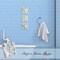 Greentek; 3D Coastal Wall Decor – Seashell, Starfish & Conch Wall Hanging (20.5") – Ocean Themed Beach Bathroom & Home Nautical Summer Wall Art with Sand & Blue Glass Accents; Category:Summer Decor; Image:4